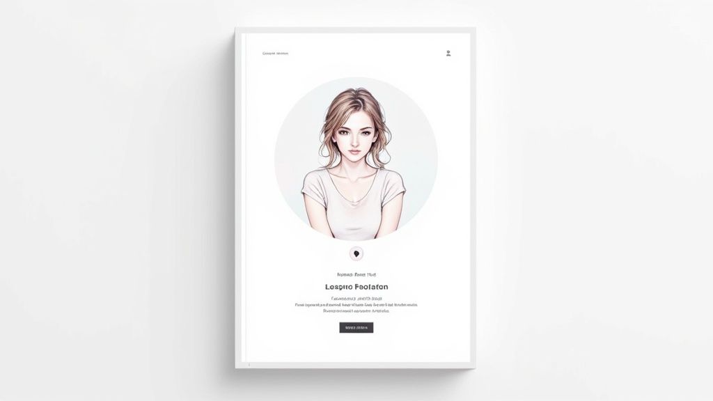 Eine Person überprüft ihren Lebenslauf auf einem Laptop