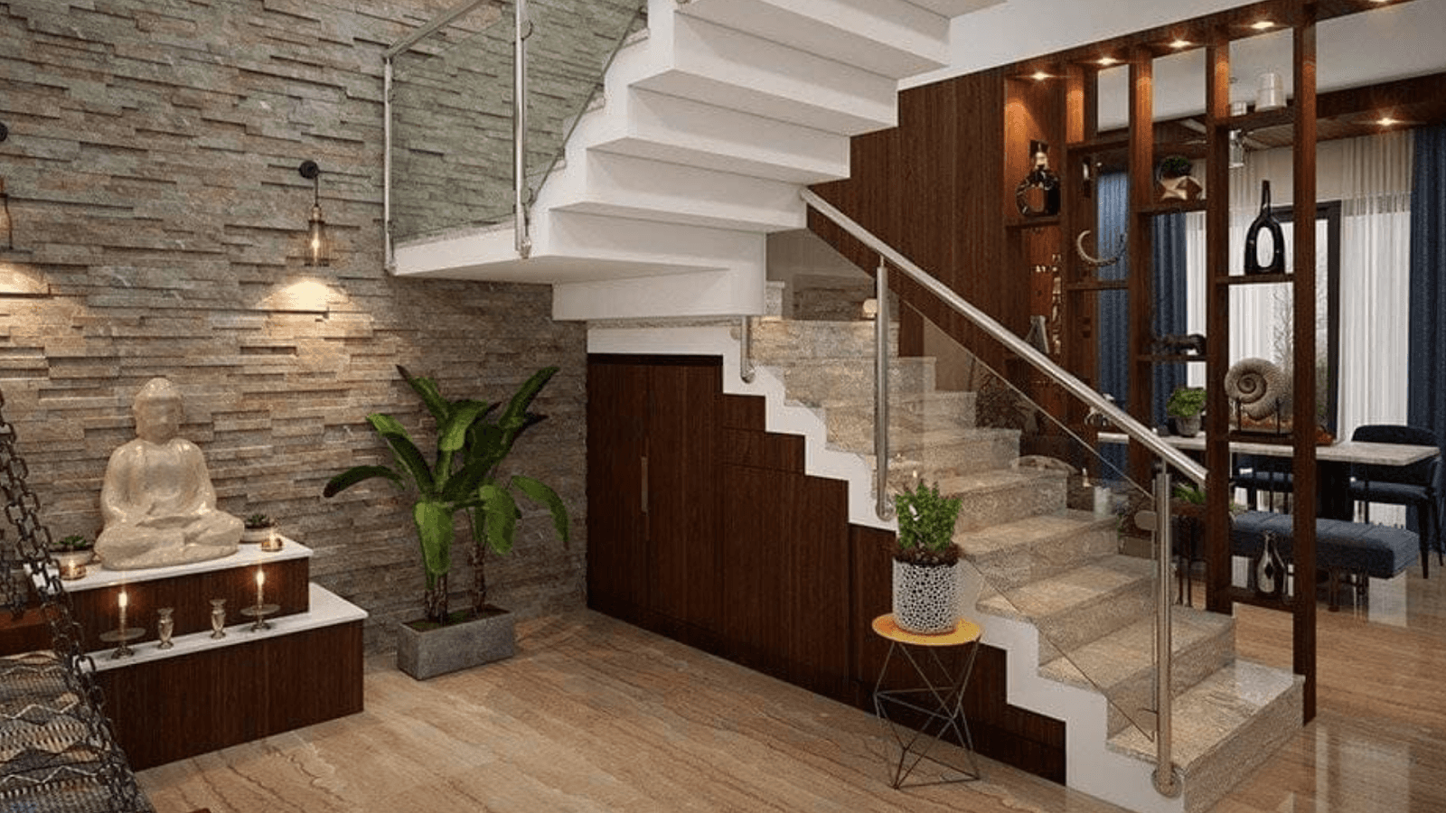 Artistic Staircase Styling