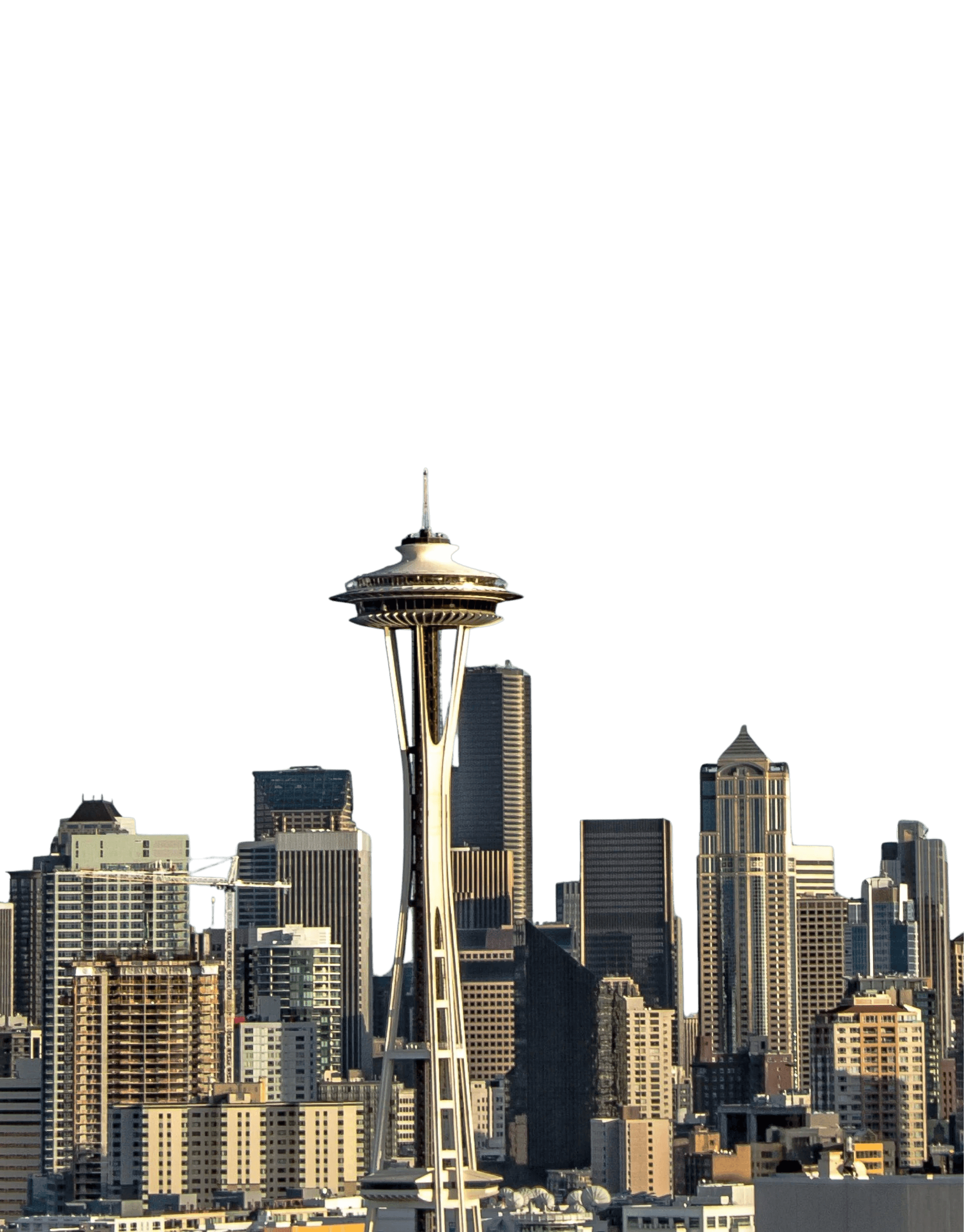 Veteran Security officer monitoring downtown Seattle