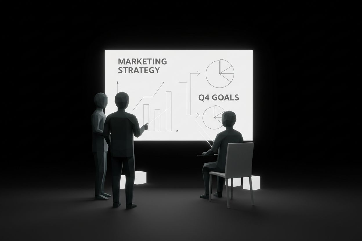 Team planning marketing strategy