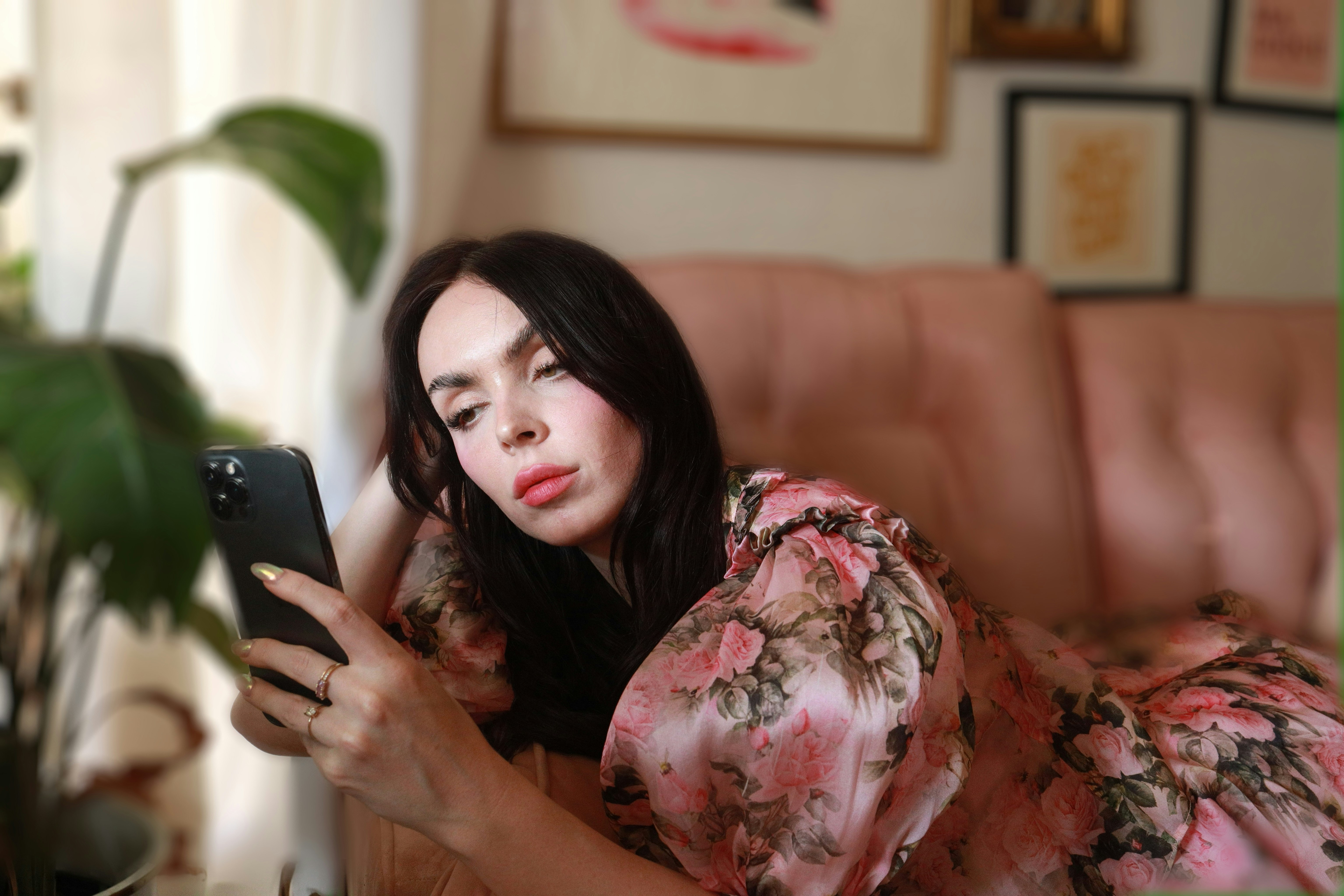 woman using phone - How To Be Productive With ADHD 