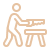 Icon of carpenter using a saw
