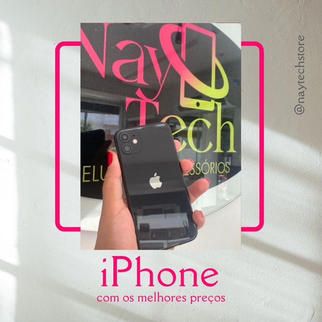 Oferta especial de iPhone na NayTech, localizada em Itaperuna RJ. Encontre os melhores preços e condições para adquirir seu novo iPhone. Celulares de última geração com garantia de qualidade, direto da NayTech, sua loja de confiança em tecnologia e acessórios.