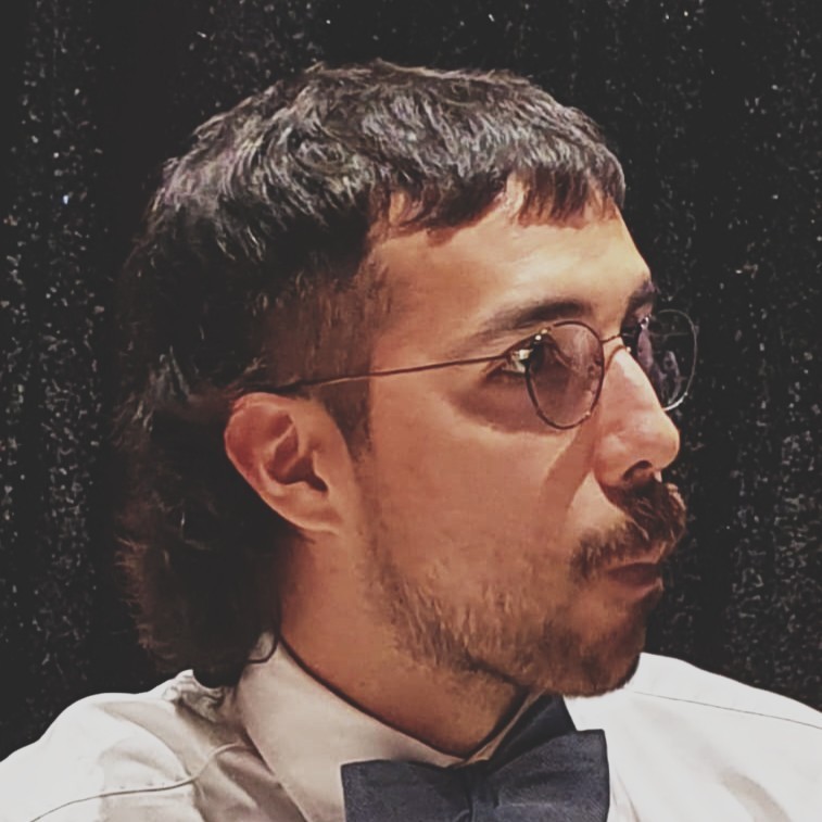 Juan Andarade wearing a bowtie