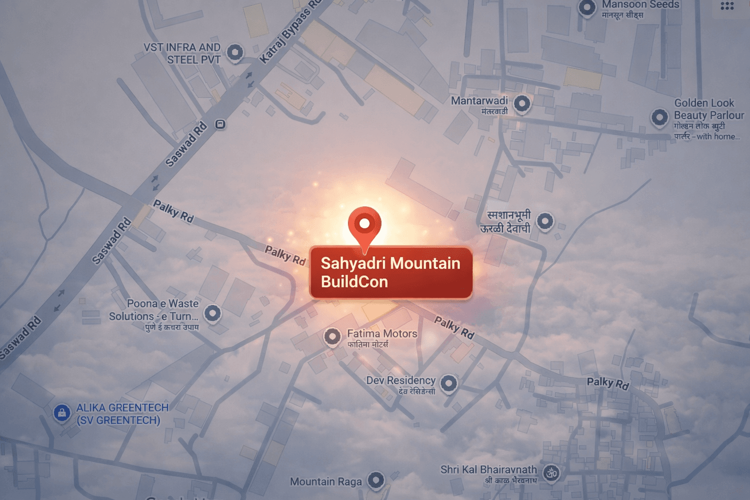 Sahaydri Mountain Buildcon Location