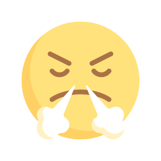 Angry customer icon