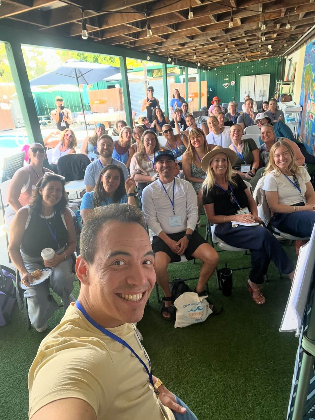 a man holding a microphone in his hands