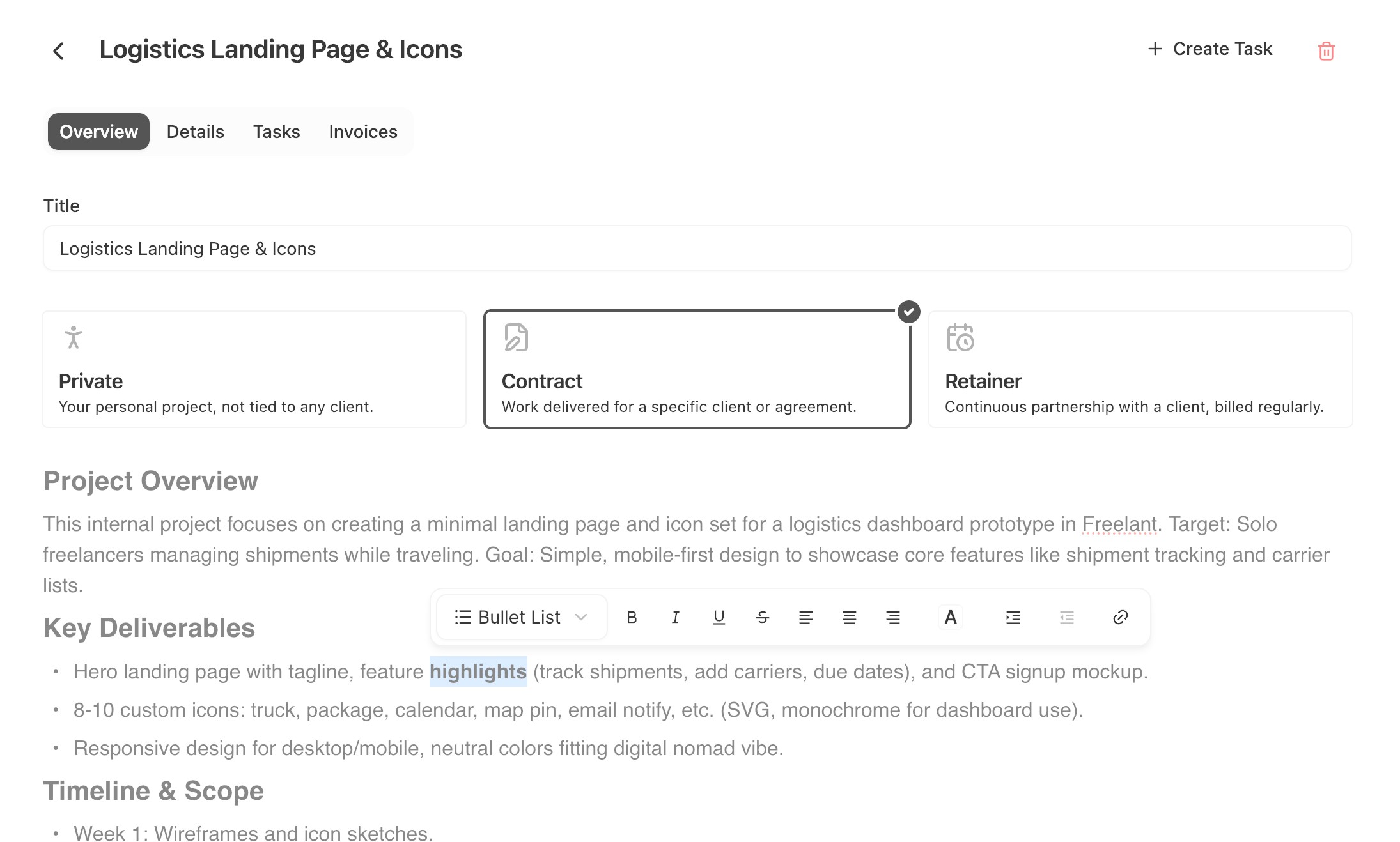 software dashboard image