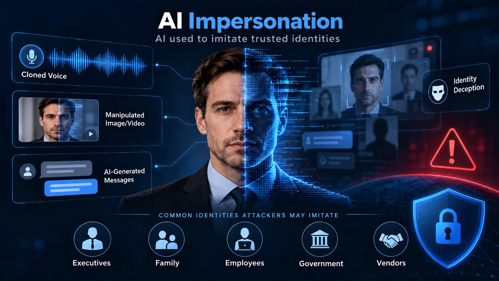 Image Showing AI Impersonation