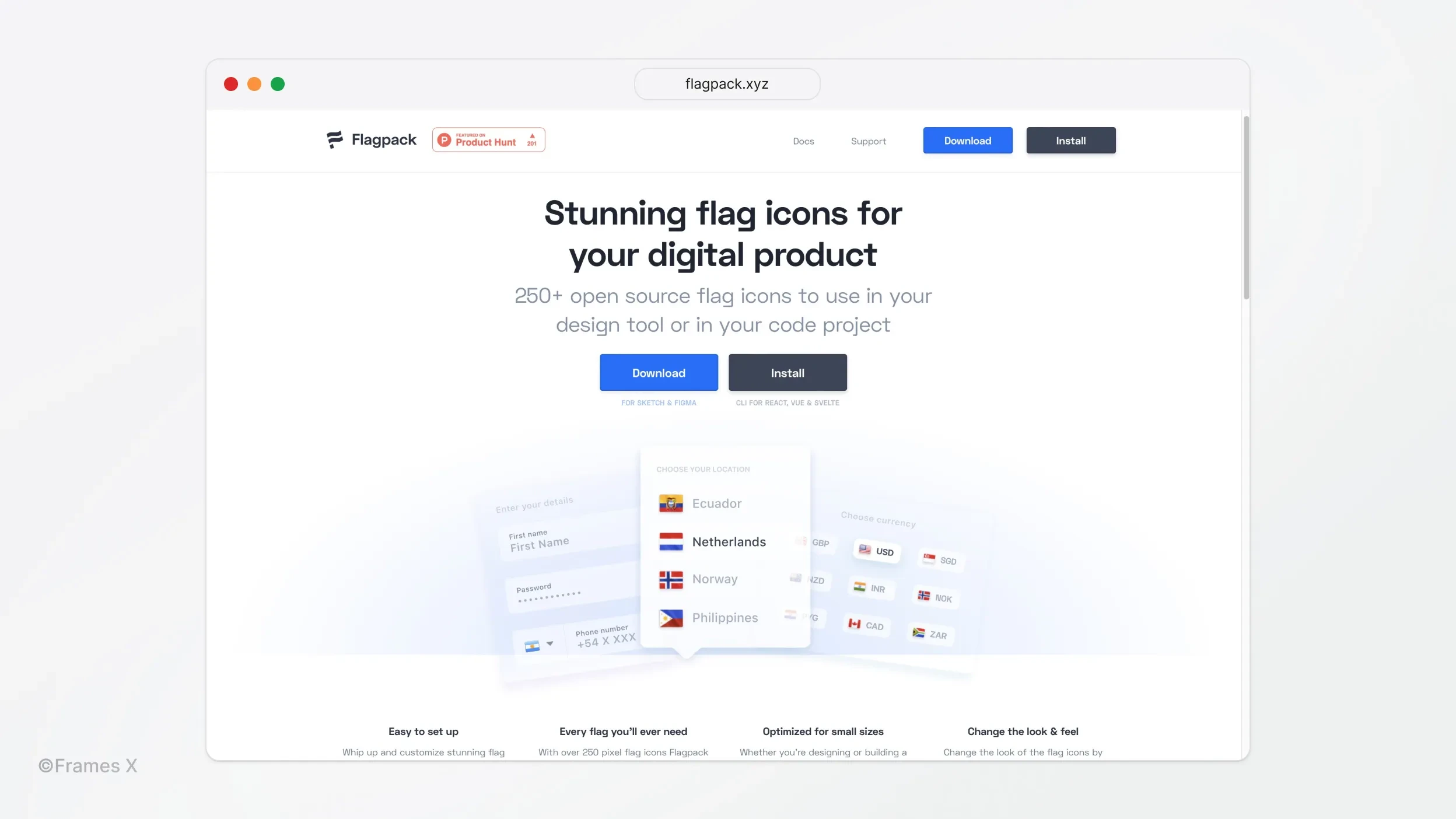 Flagpack - Flag icons for digital products