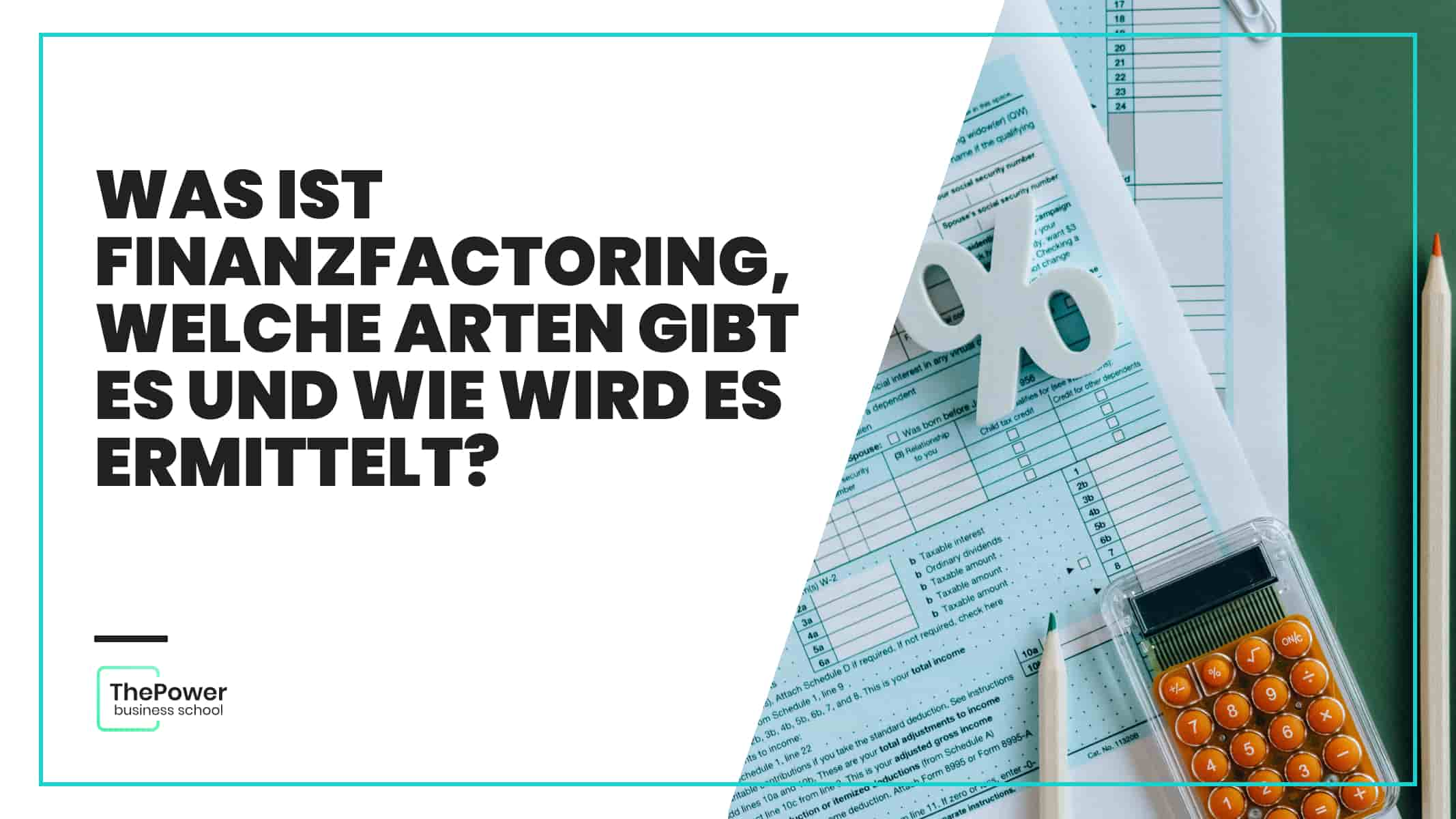 Was ist Finanz factoring und wie wird es ermittelt?