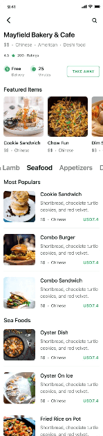 food-app-listing