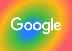 logo avec dégradé en fond