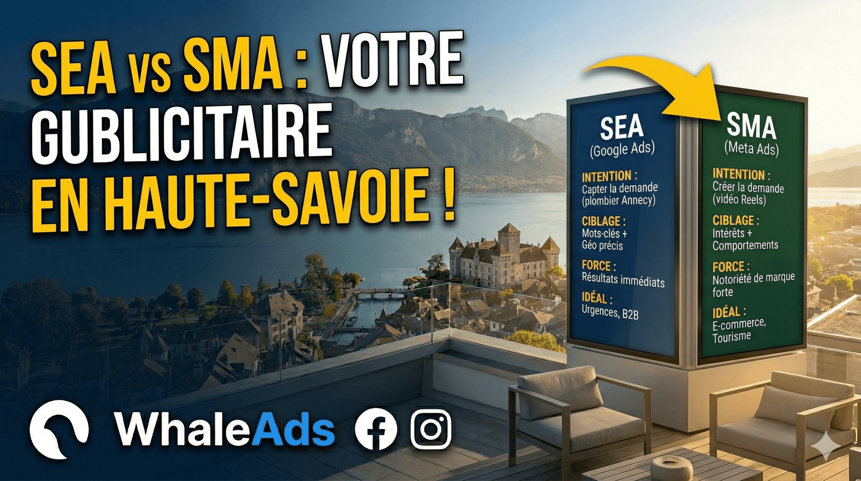 SEA vs SMA  quelle stratégie publicitaire choisir pour votre entreprise en Haute-Savoie