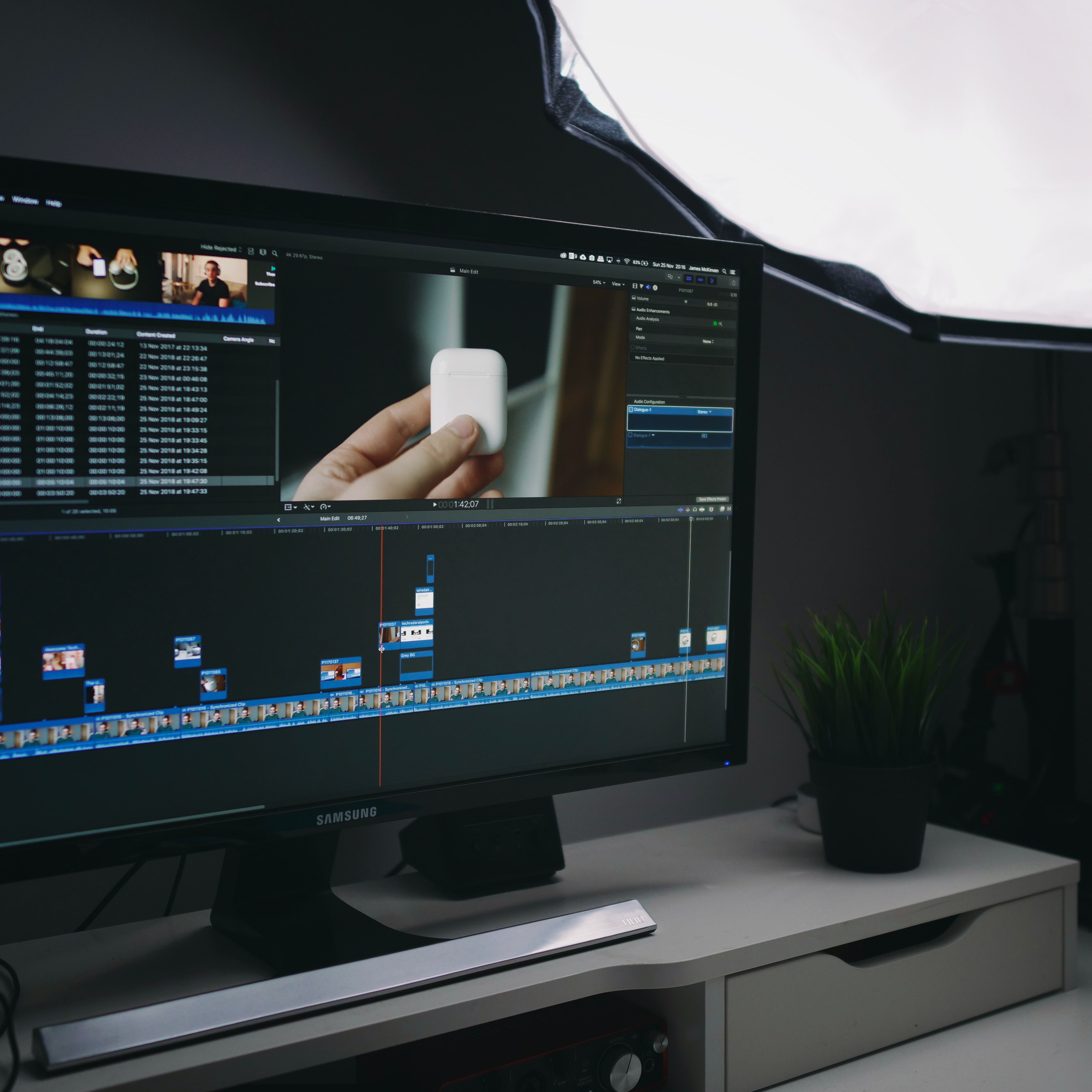 Premiere Pro running on mac