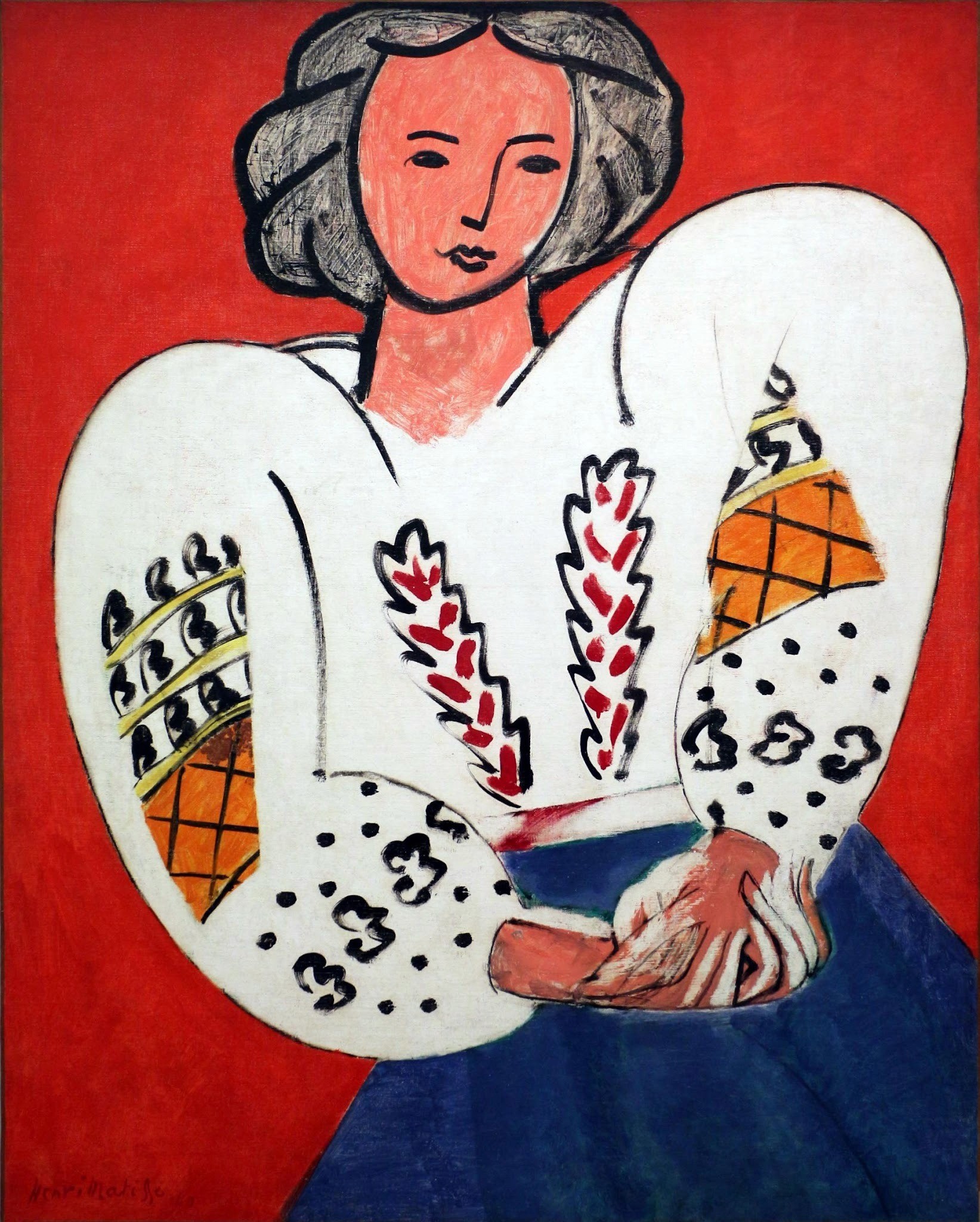 Henri Matisse, La Blouse Roumaine (The Romanian Blouse), April 1940.