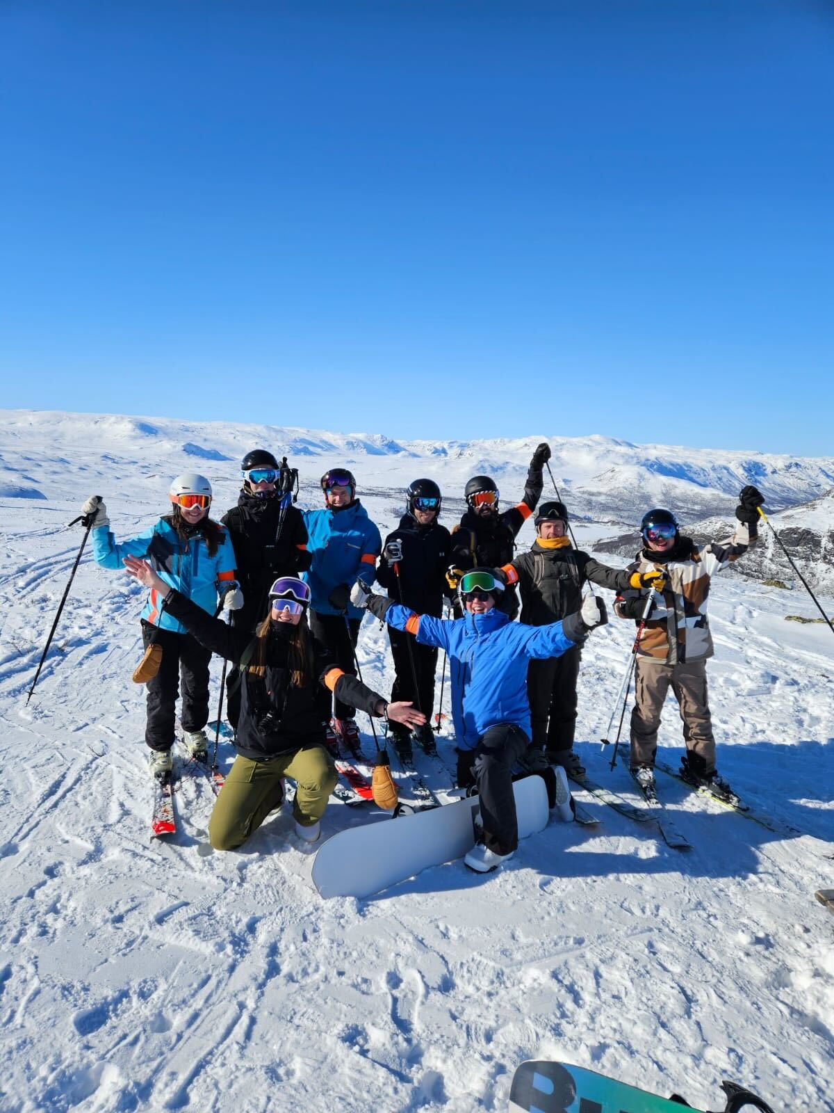 group of people having a meeting