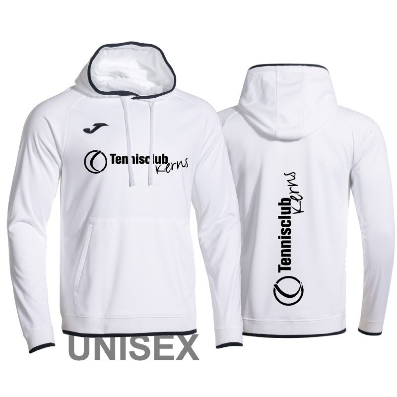 Hoodie Combi Premium 2 grosse Logos Weiss