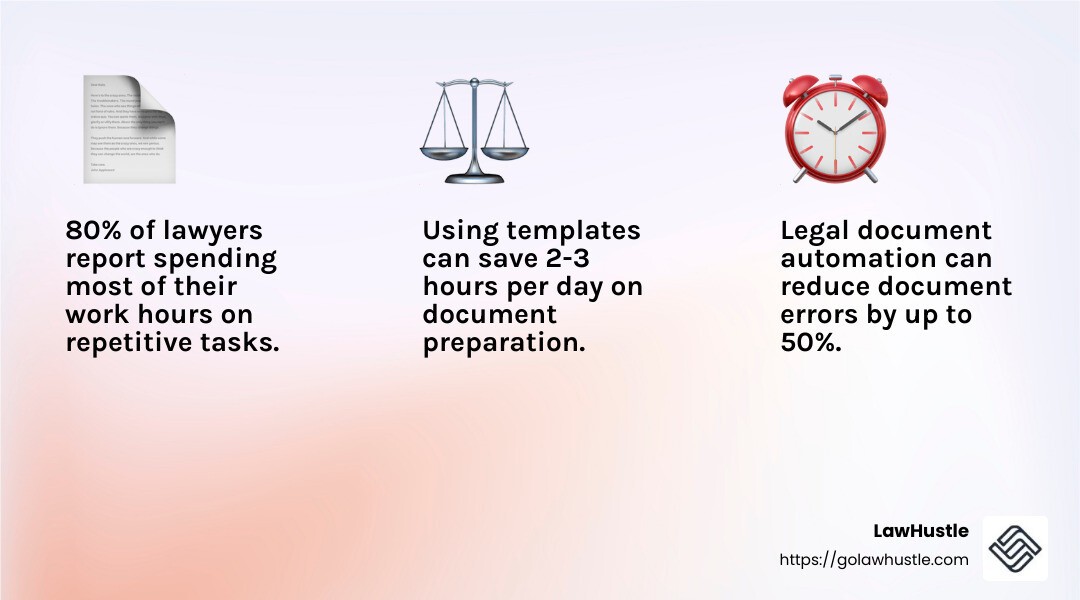 Efficiency Boost with Automation - Legal Document Automation infographic 3_facts_emoji_light-gradient