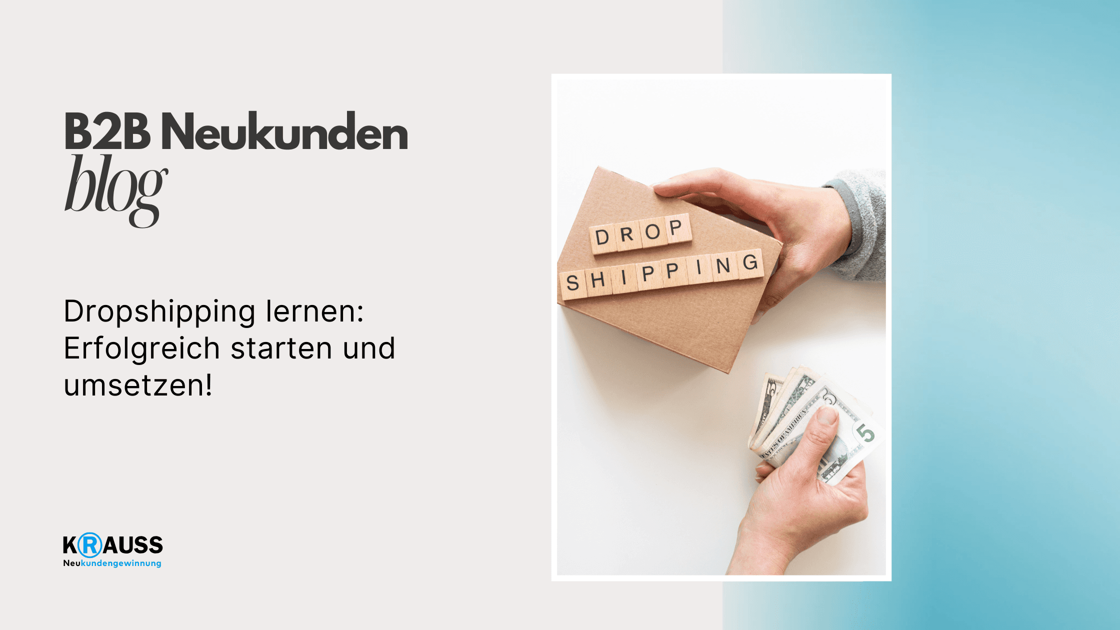 Dropshipping lernen: Erfolgreich starten und umsetzen!