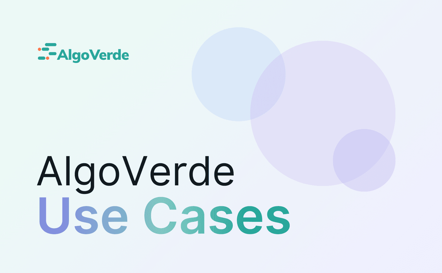Real-world applications showcasing how AlgoVerde creates measurable impact.