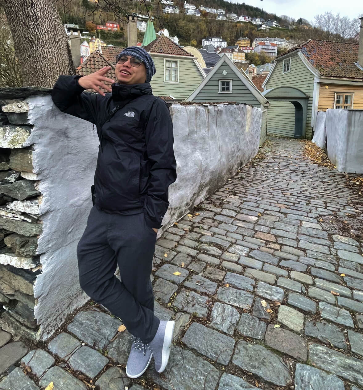 Photo of Keith wearing a black outfit