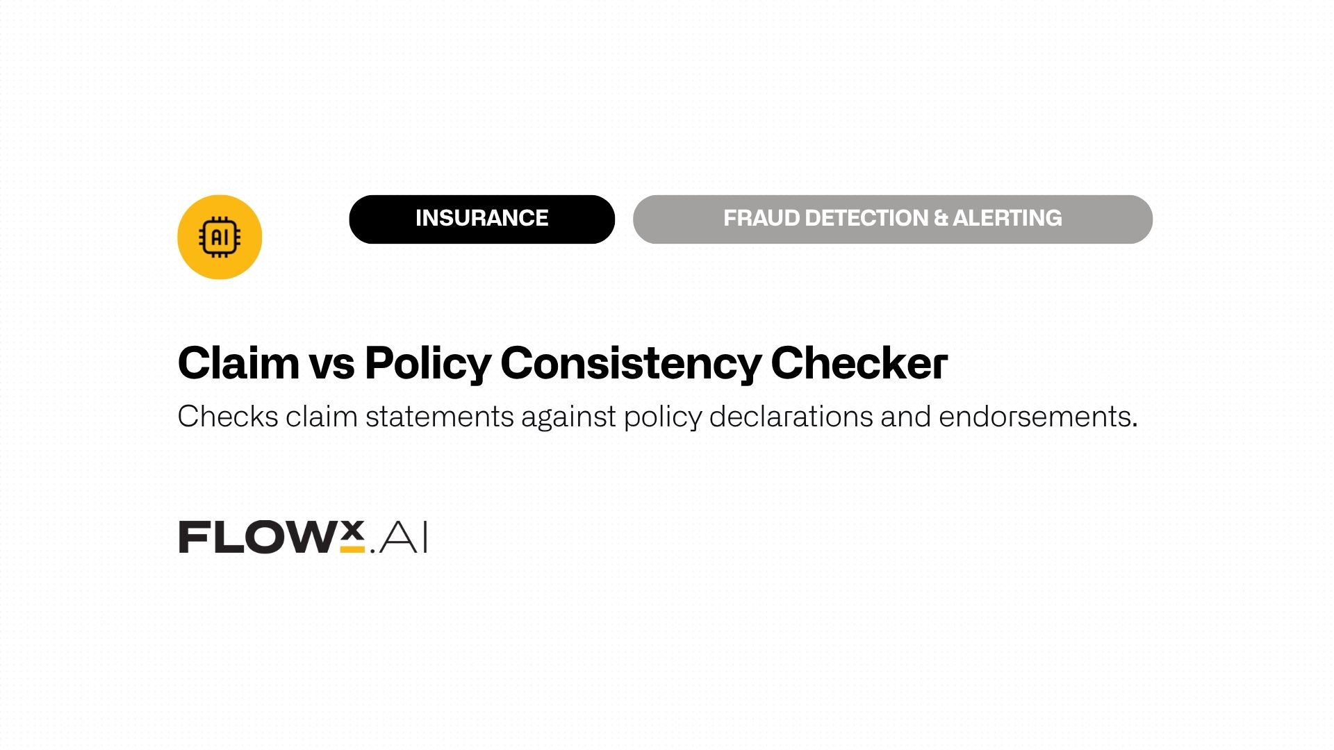 Claim vs Policy Consistency Checker