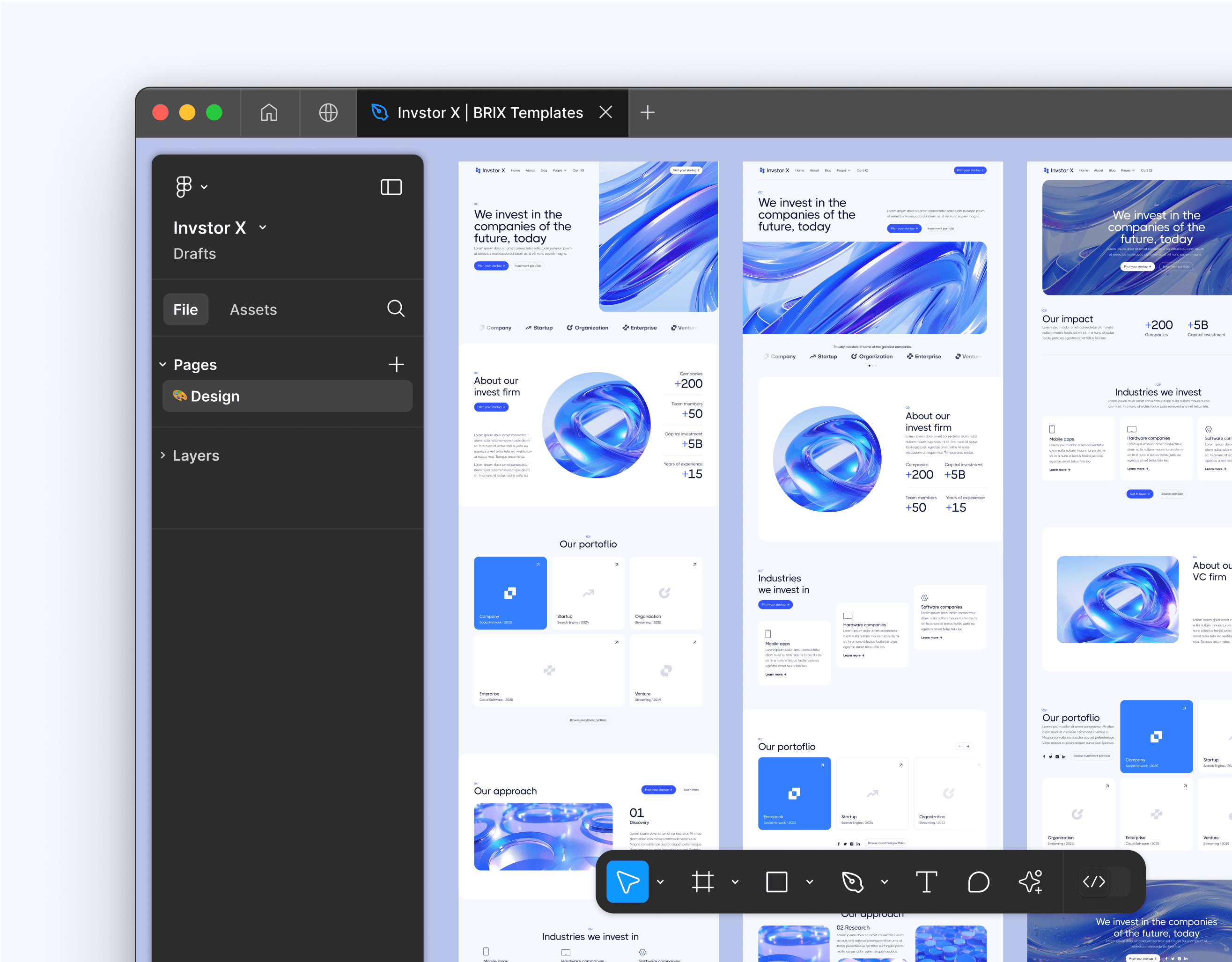 Invstor X - Figma File Included - Investment Firm Framer Template