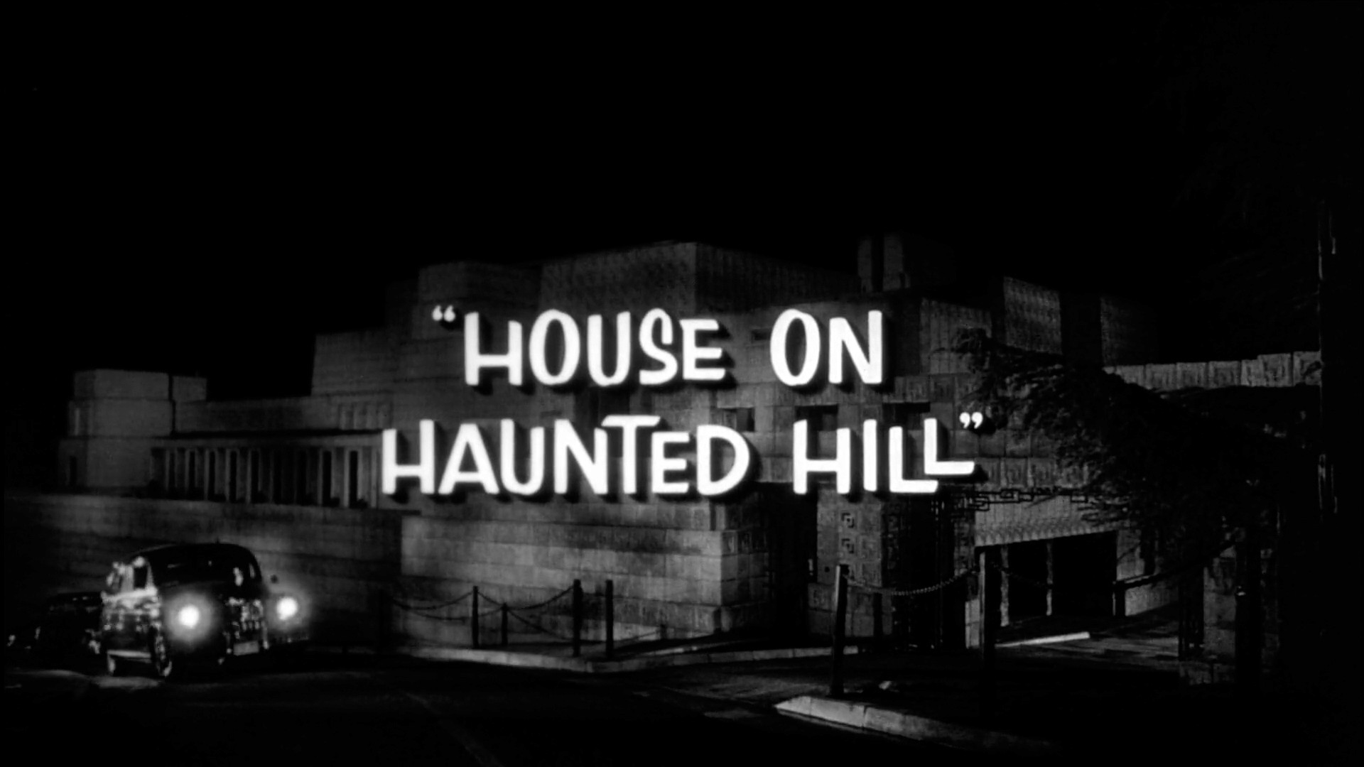 Image of the House on Haunted HIll title card