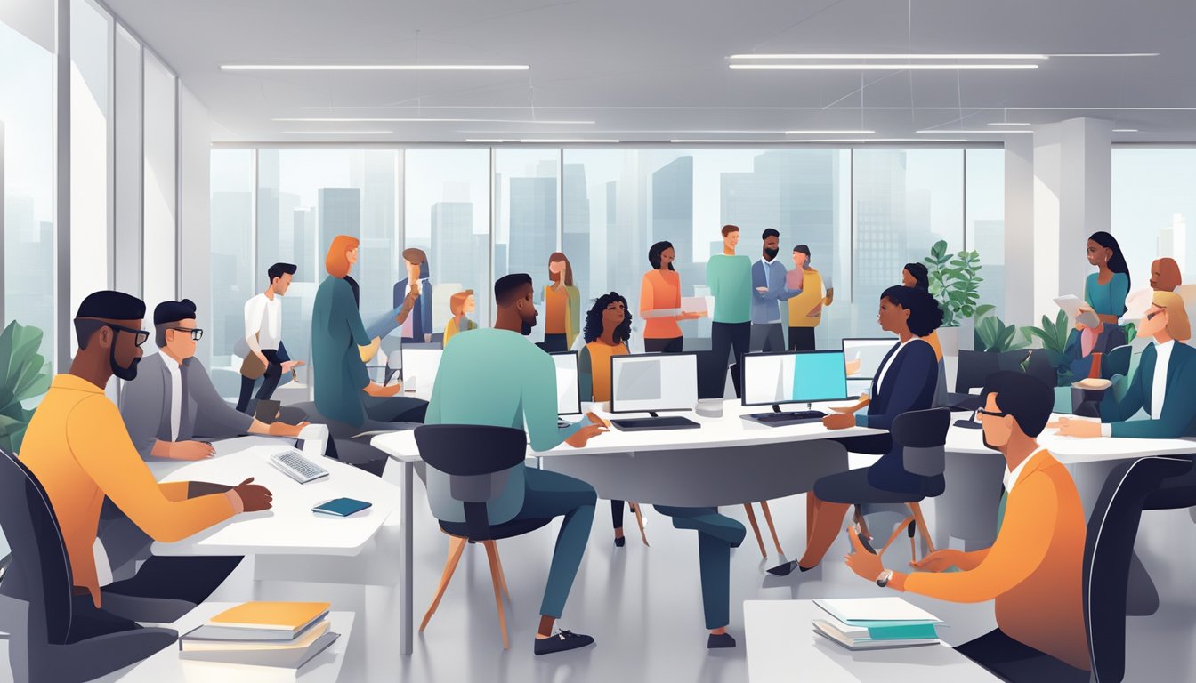 Ein Gruppenfoto von Mitarbeitern bei einem Teambuilding-Event, das die starke Unternehmenskultur widerspiegelt