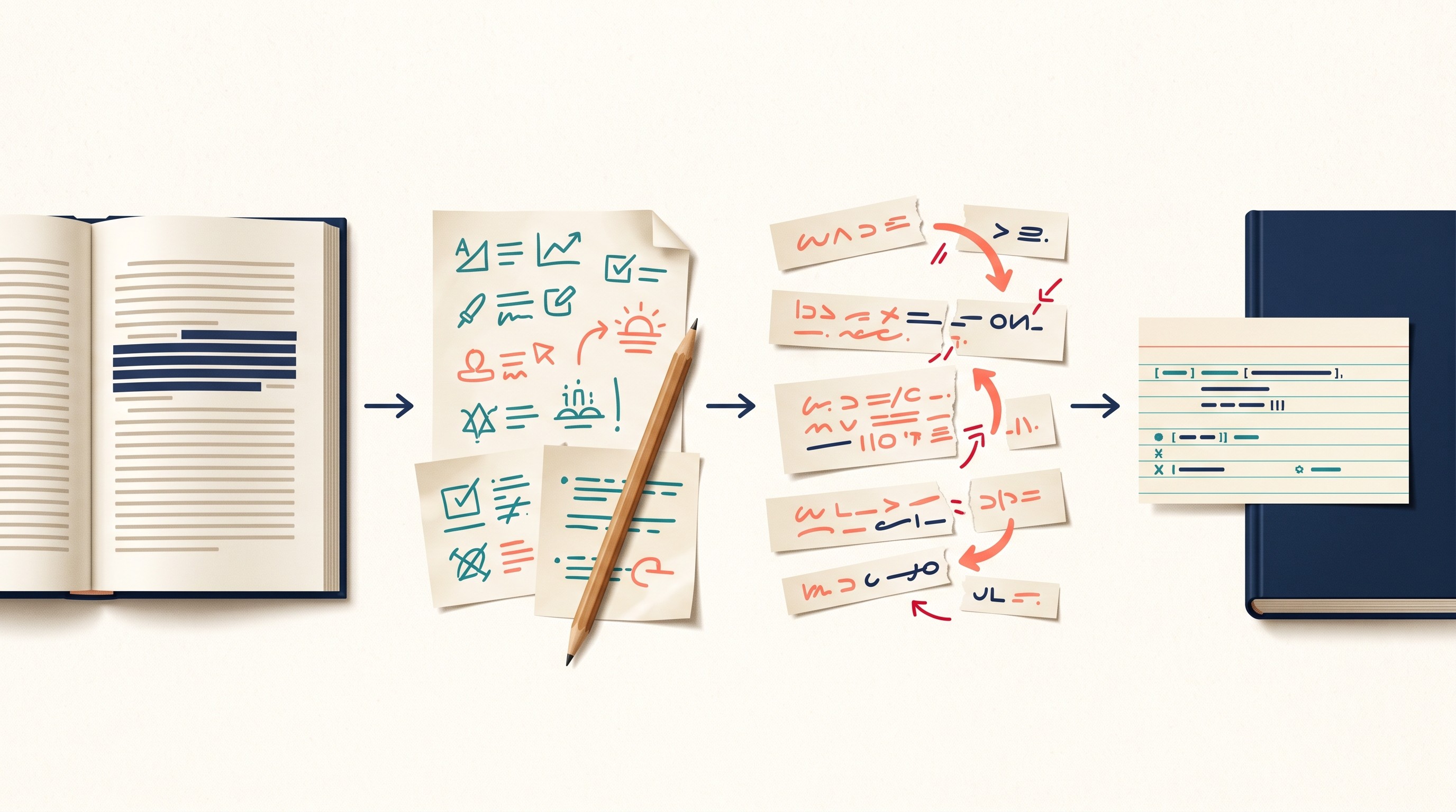 Academic paraphrasing workflow