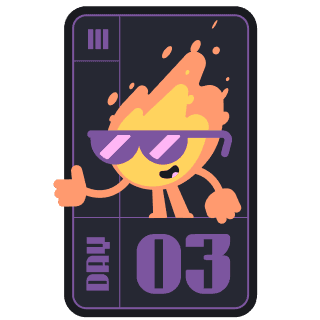 3-day streak badge
