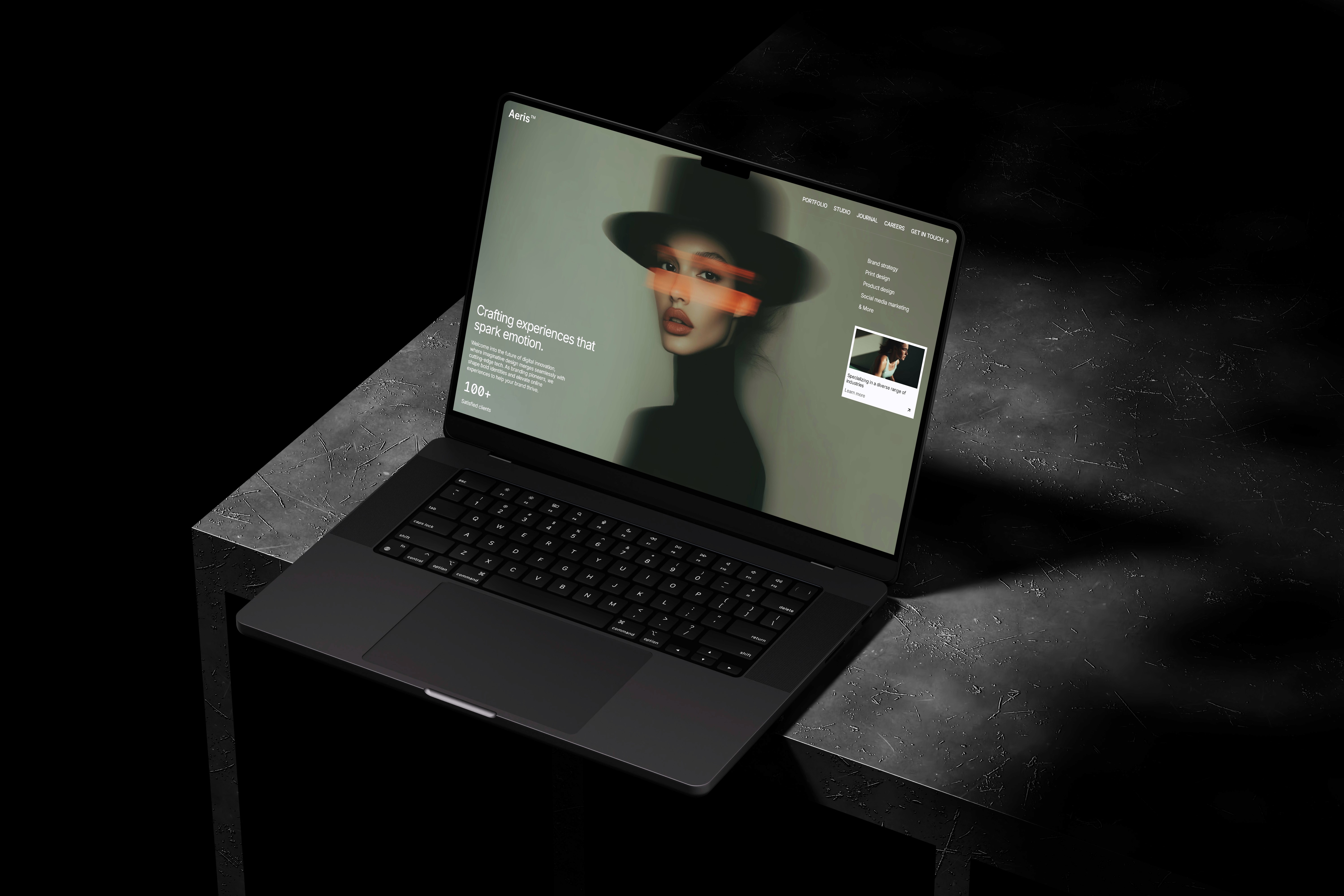 Aeris — A Portfolio for Bold Creatives