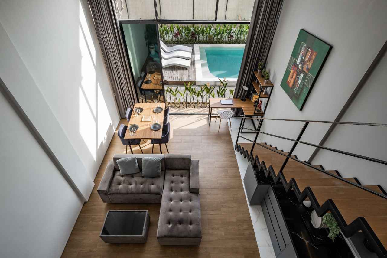 completed loft apartment in Canggu