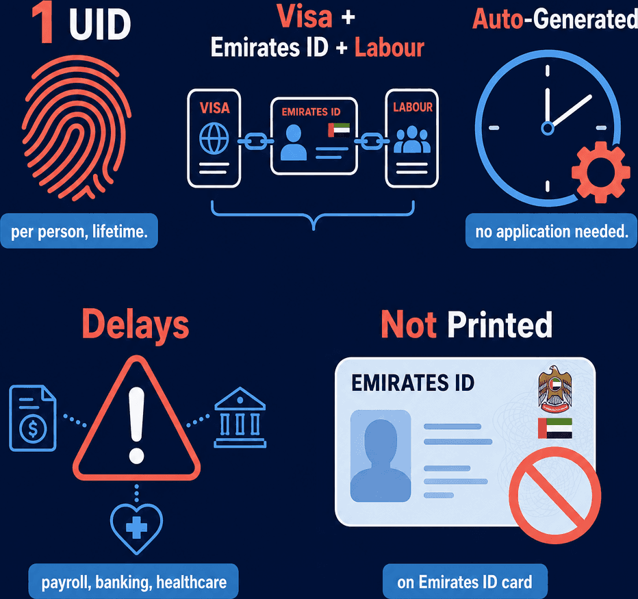 Infographic: UID Number in UAE Explained: Meaning, Uses & How to Find It