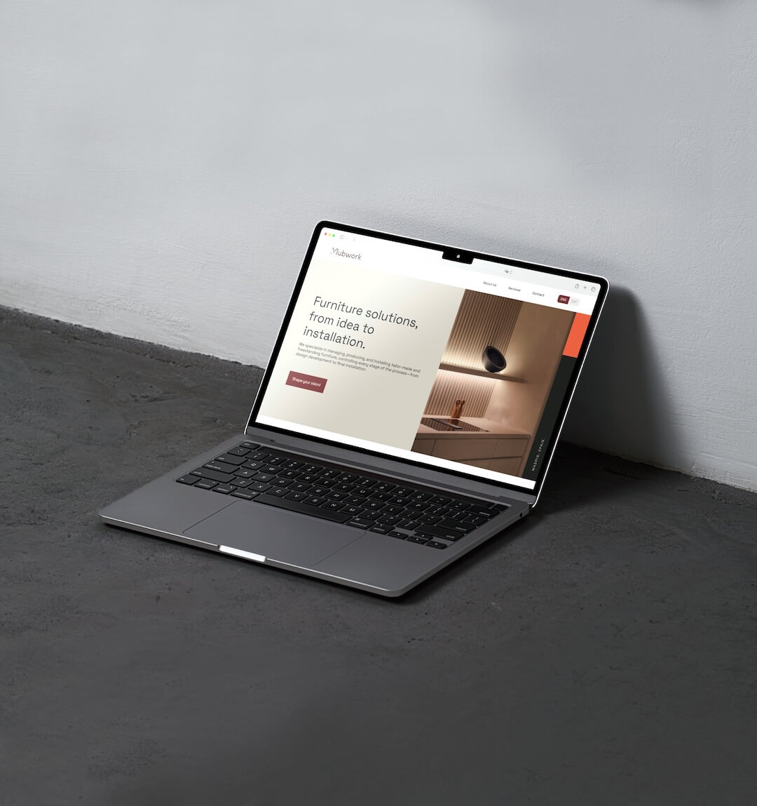 Web Design and Development illustrative mockup