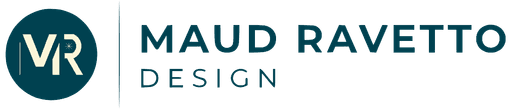 Logo Maud Ravetto Design, architecte d'intérieur en Île-de-France