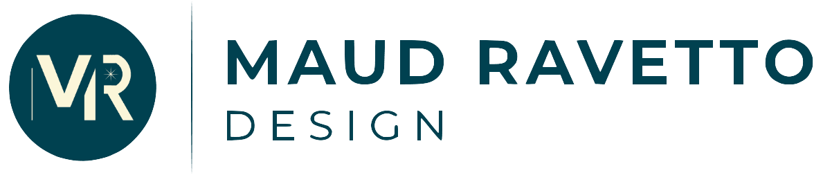 Logo Maud Ravetto Design, architecte d'intérieur en Île-de-France