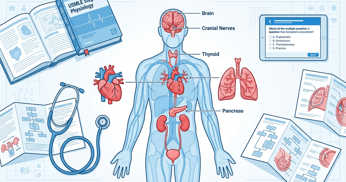 Cover: How to Study Physiology for USMLE Step 1: High-Yield Systems, Concepts, and What Actually Shows Up in 2026