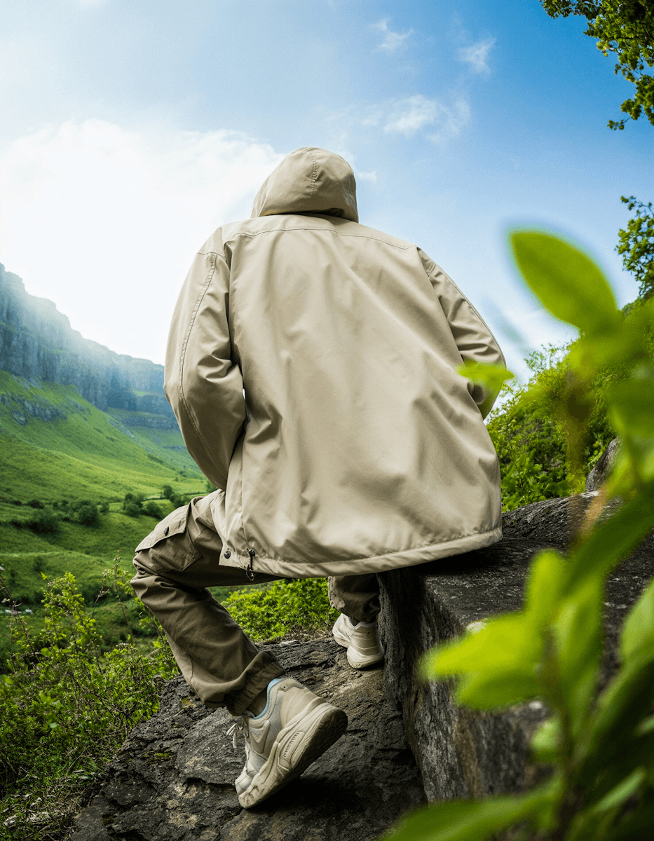 Person on valley
