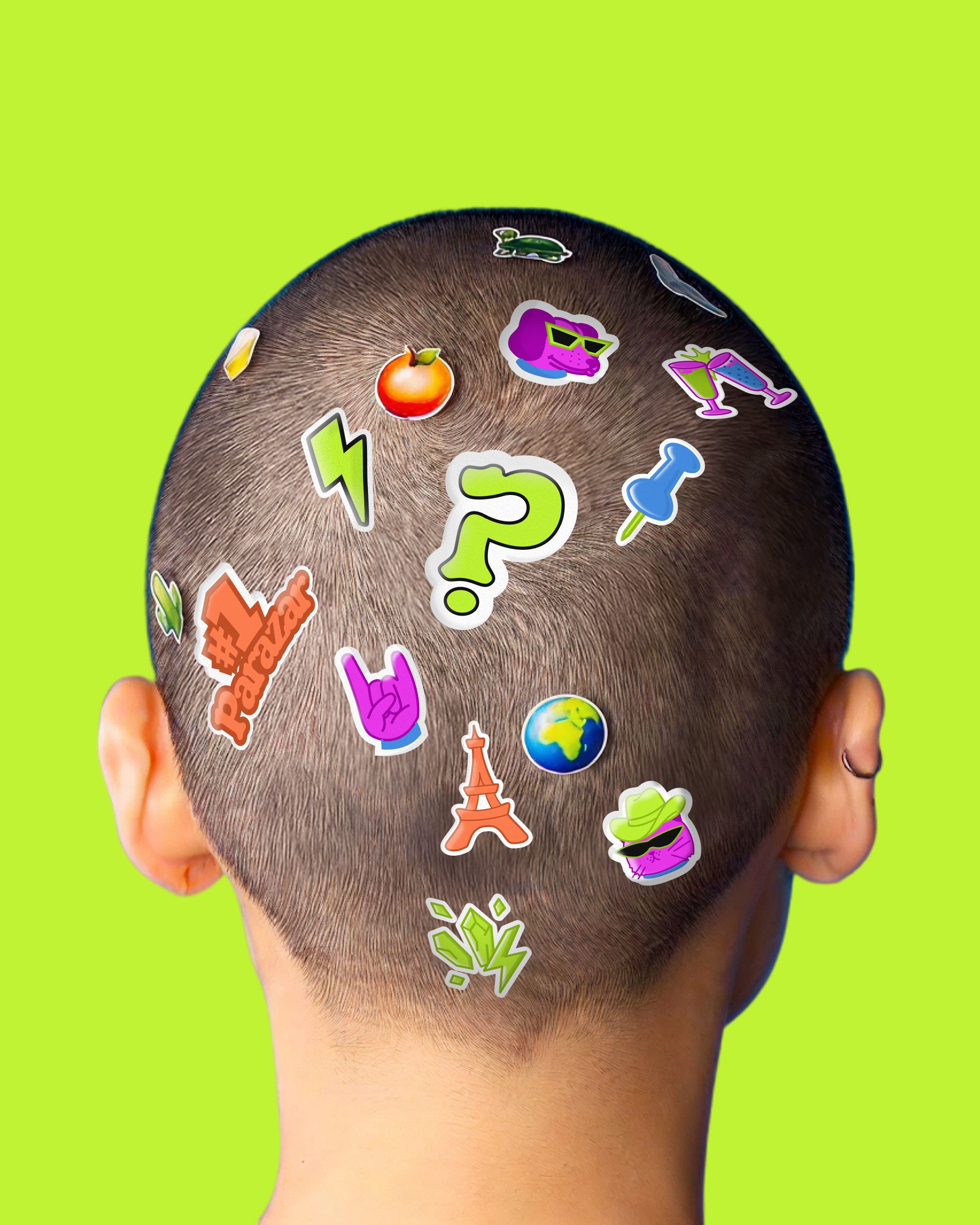 Single fresh lemon isolated on clean yellow backdrop