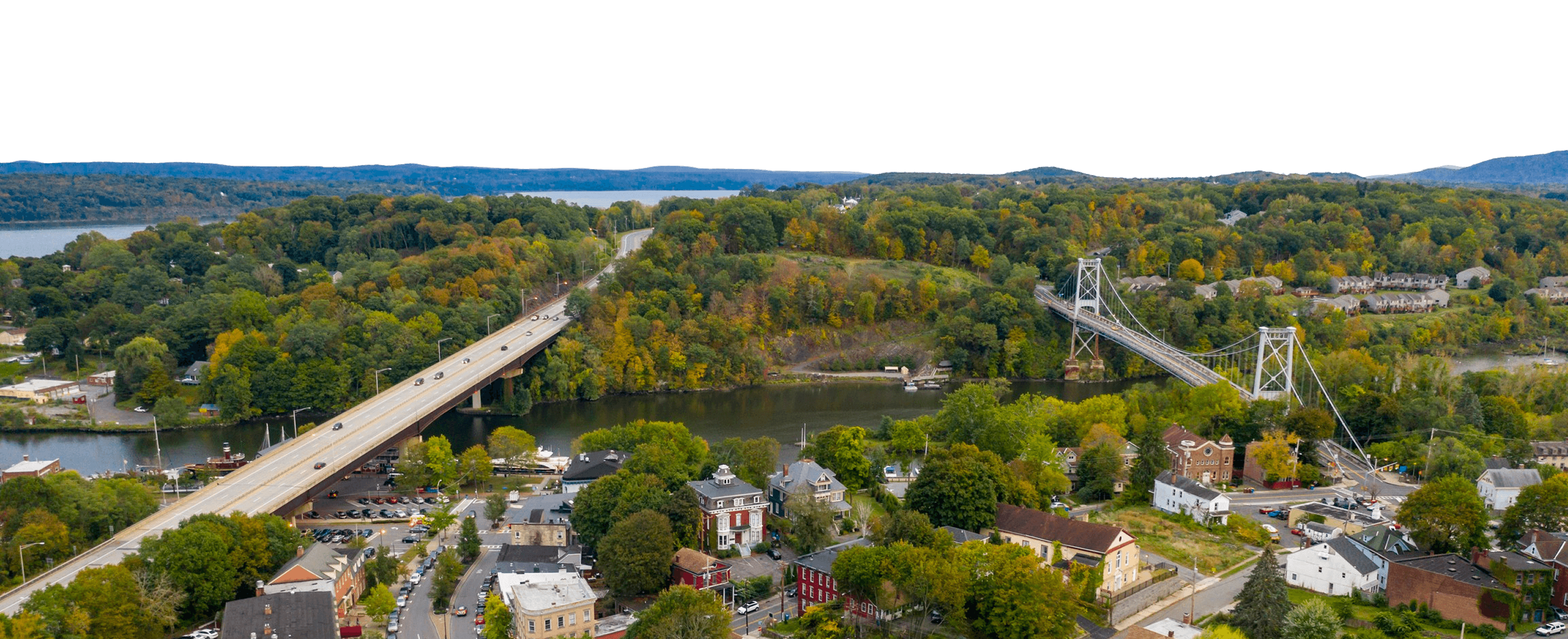 view of Kingston from above