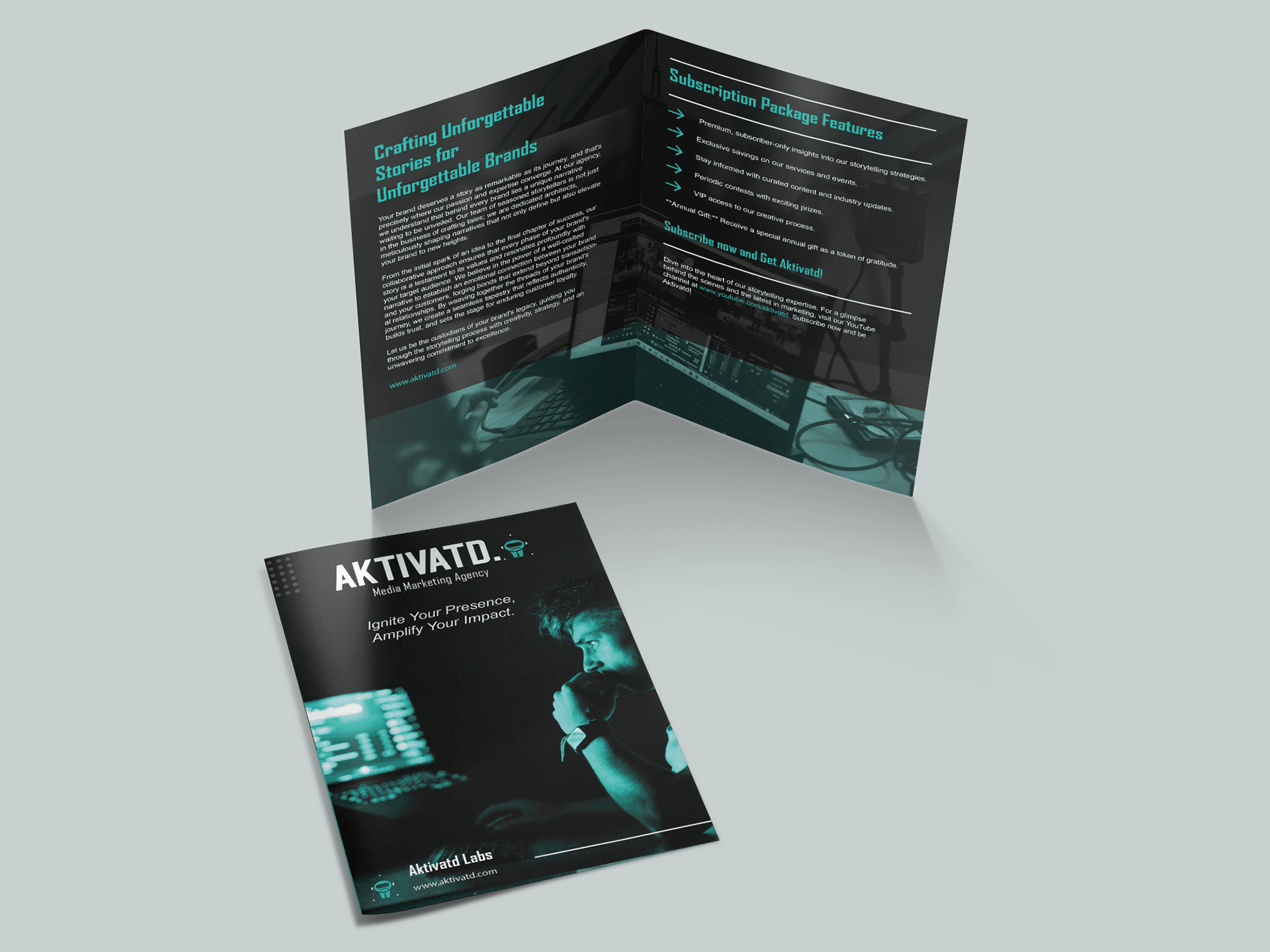 Aktivatd Brochure Design Mockup 2