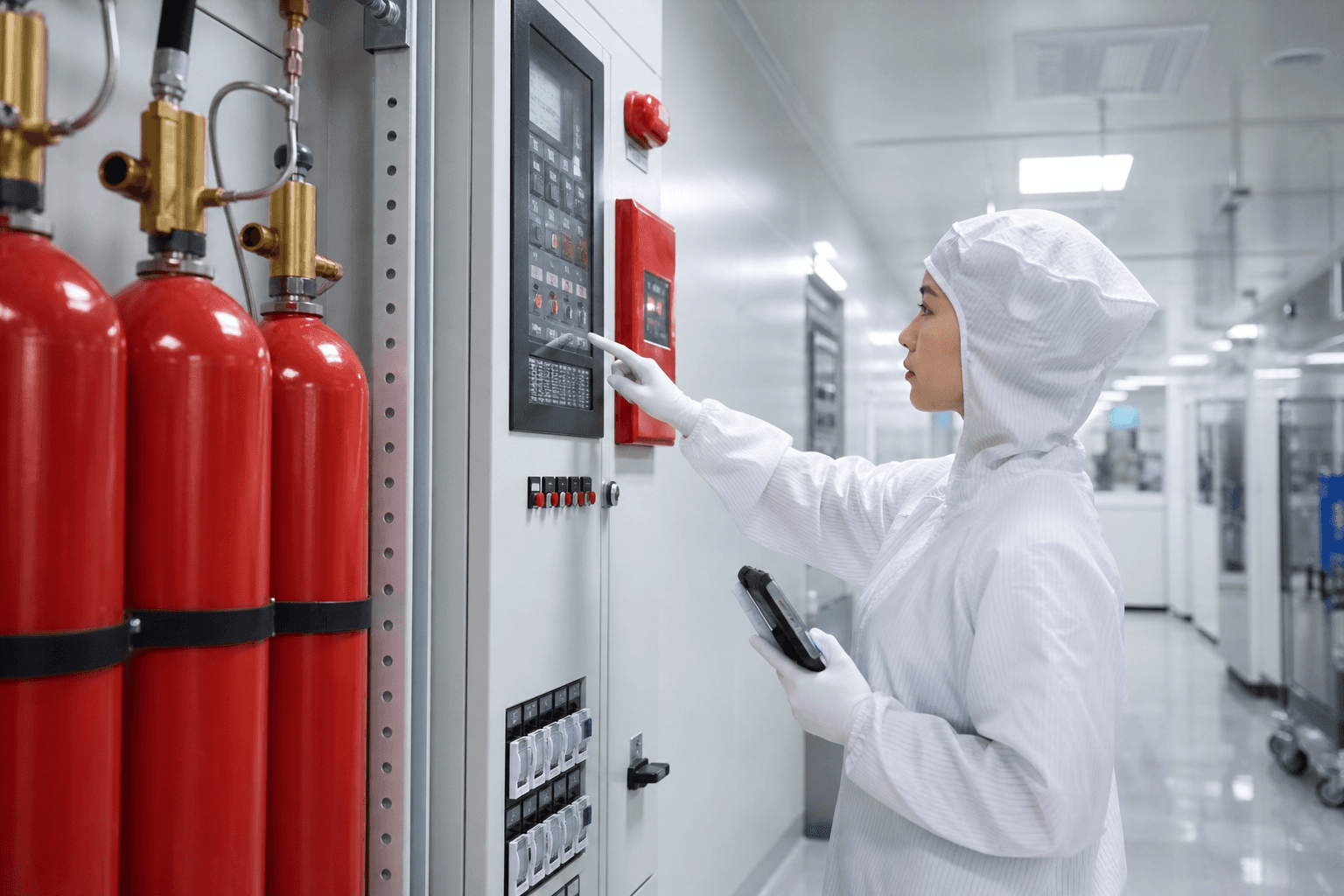 香港無塵車間消防安全與電力控制 FM200 IoT 智能監控 | Hong Kong Clean Room Fire Safety and Power Control FM200 IoT Intelligent Monitoring