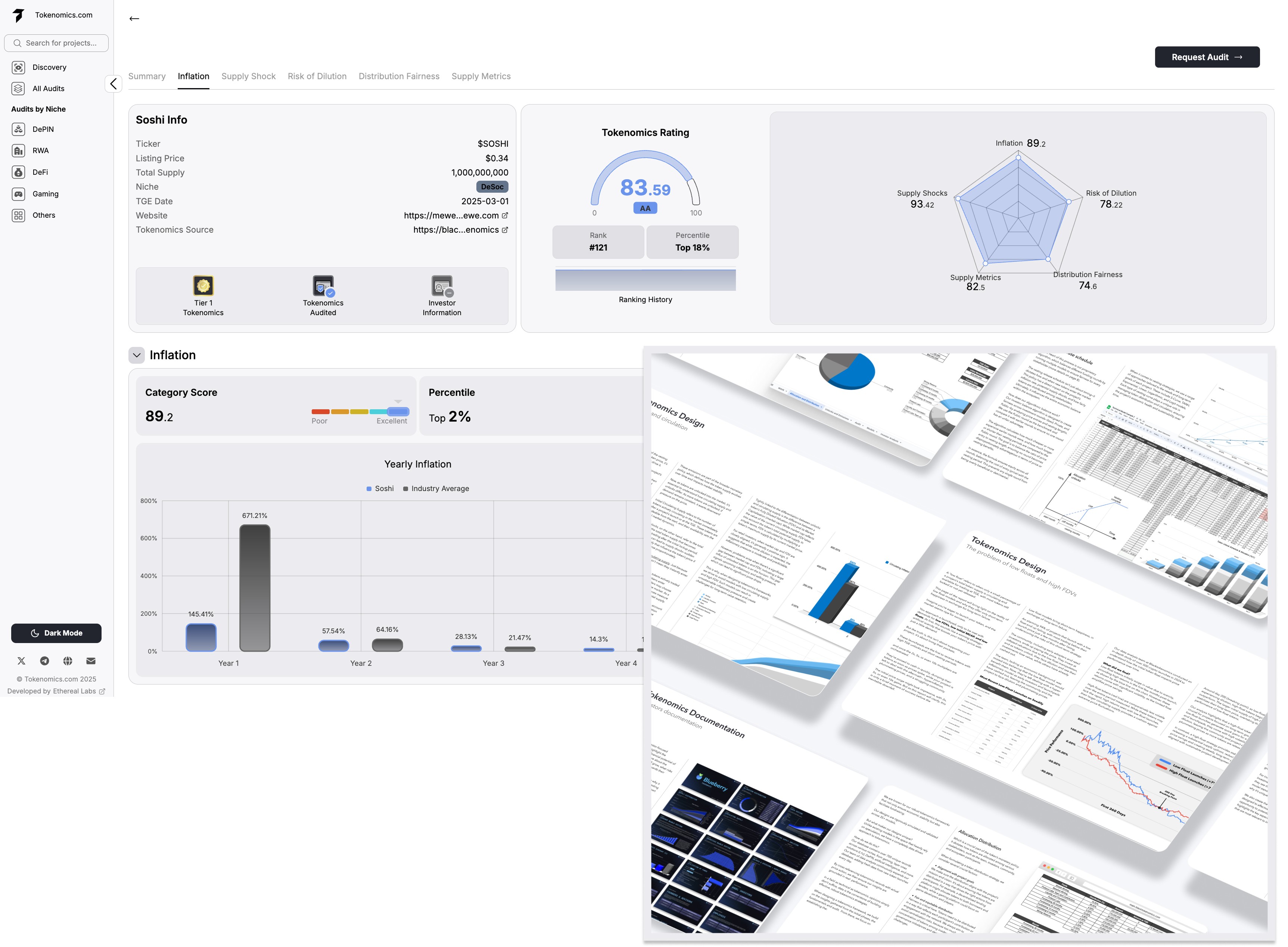 Tokenomics.com Platform and documentation.