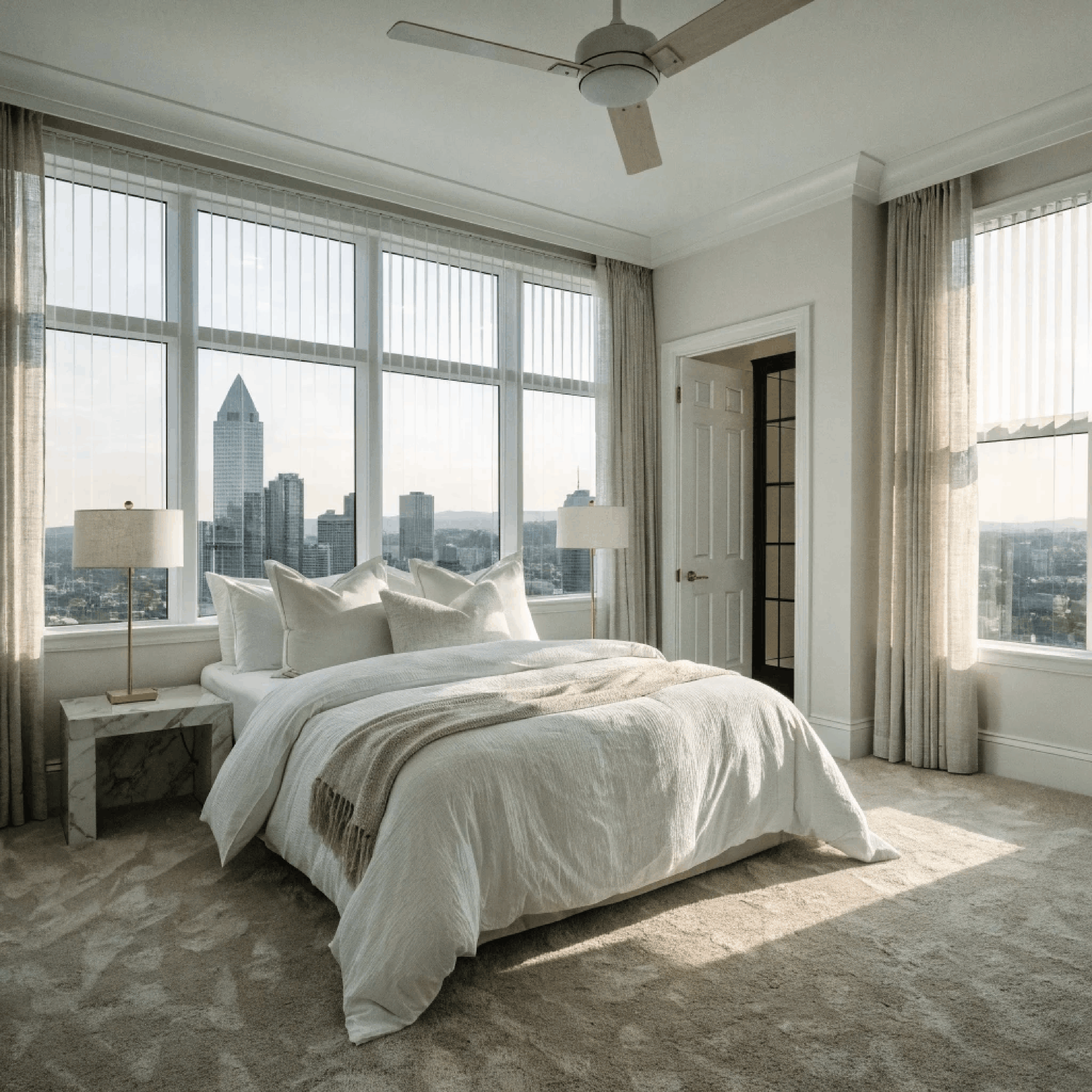 Downtown Austin Penthouse bedroom