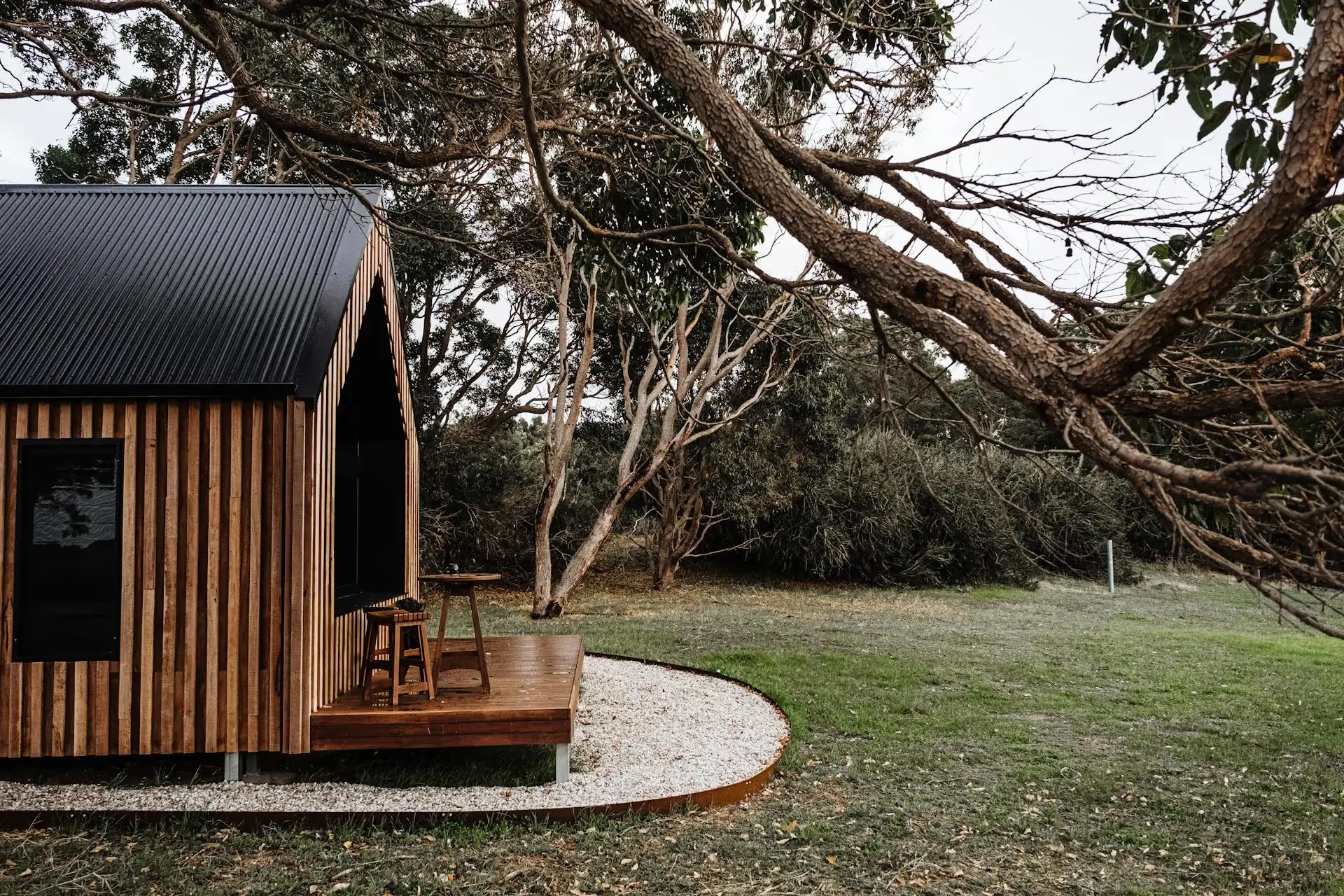 Sustainable wooden house design in Tasmania
