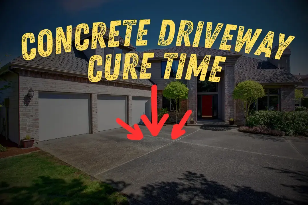 length of time for concrete driveway to cure