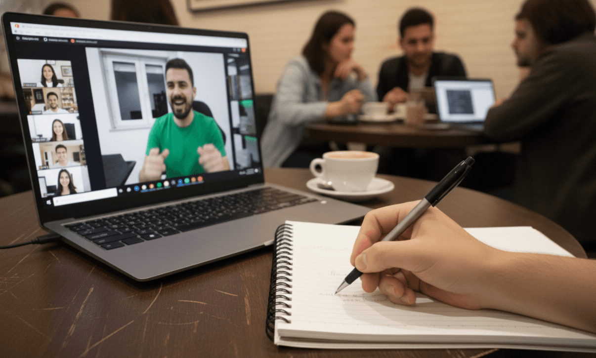 person in red and black plaid long sleeve shirt using black laptop computer