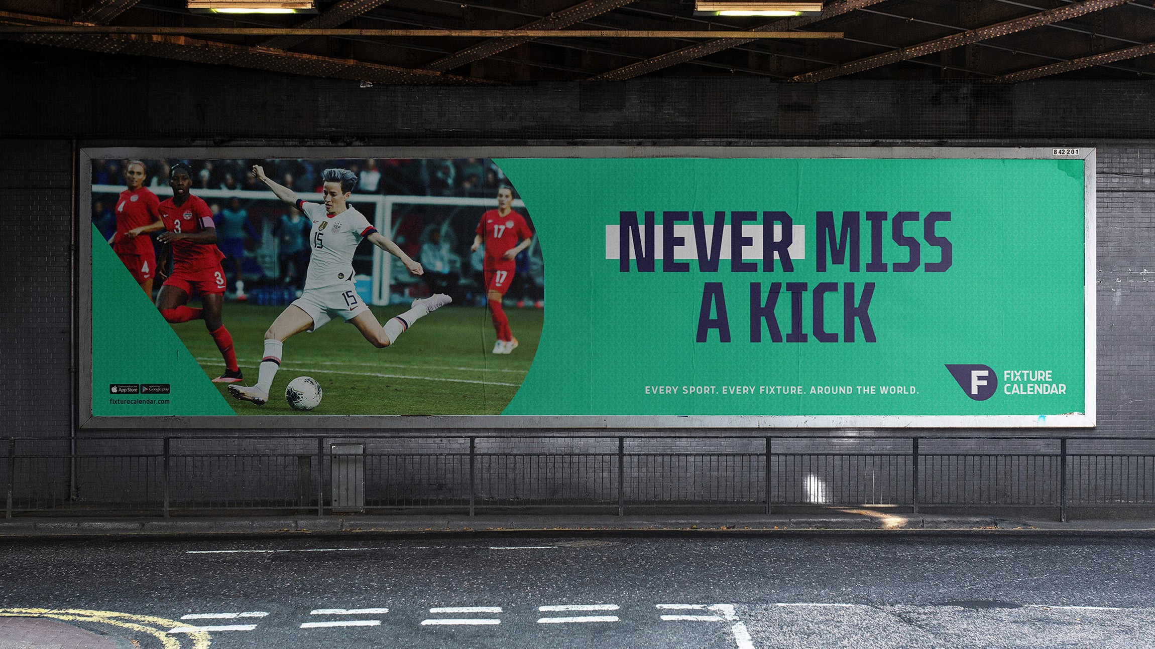 Fixture Calendar design by UK designer Dan Bailey